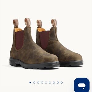 Blundstone rustic brown boots